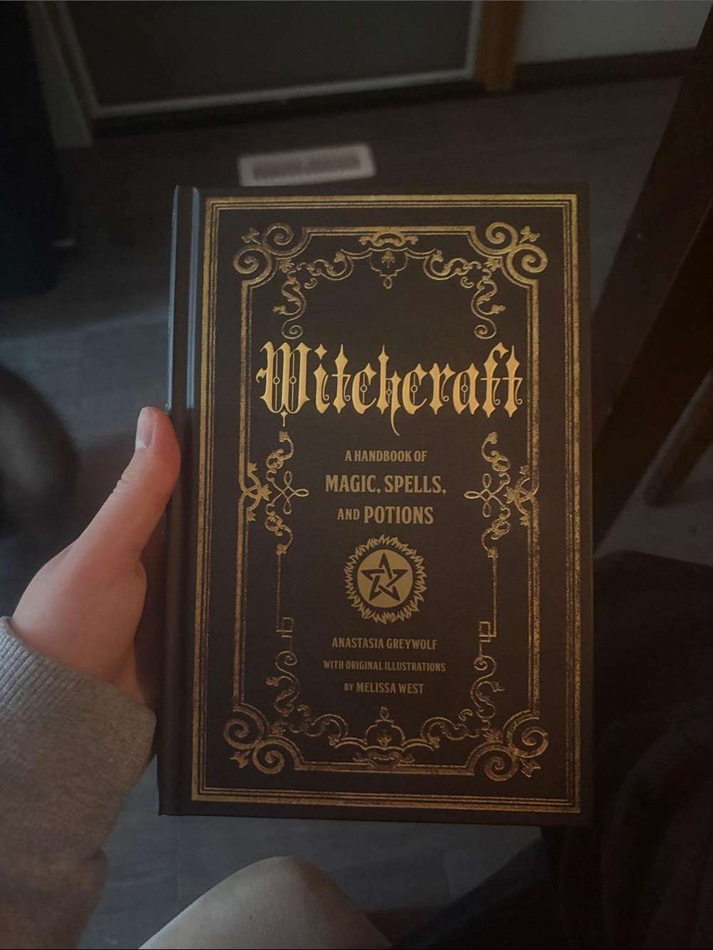 Witchcraft: A Handbook of Magic, Spells, and Potions β Black & Gold Hardcover